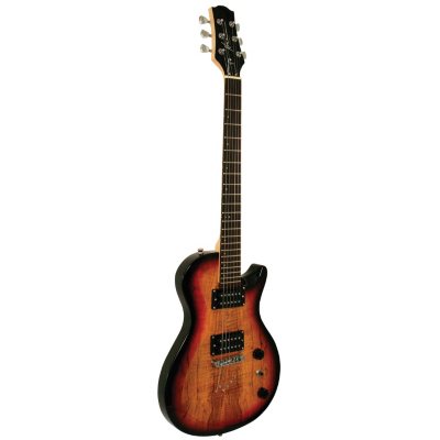 UPC 809312021877 product image for Kona Spalted Sunburst Electric Guitar | upcitemdb.com