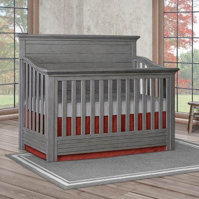 Rustic grey outlet crib