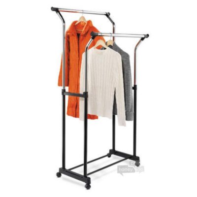 Adjustable Height Double Flared Garment Rack