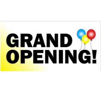 Digital Vinyl "Grand Opening" Banner - 3' x 6'