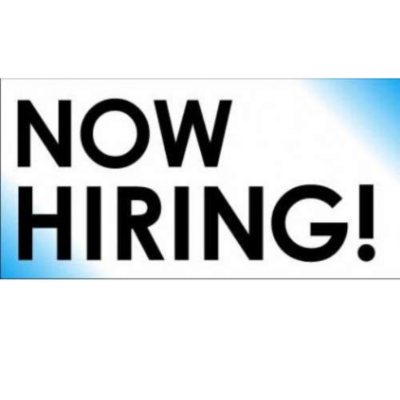 Digital Vinyl "Now Hiring" Banner - 3' x 6'