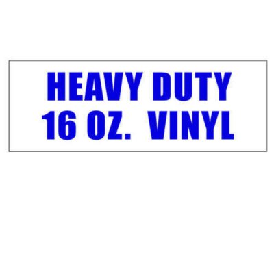 Heavy Duty 16 Gauge Matte Finish Vinyl 2'-8' sq ft