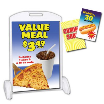 Sidewalk Sign Custom Designed Package