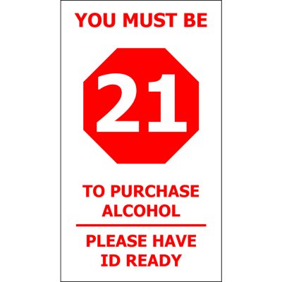 Must be 21/ Have ID Ready - 4