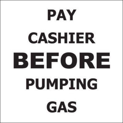 Pay Cashier Before… - 6