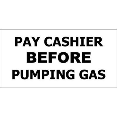 Pay Cashier Before… - 12