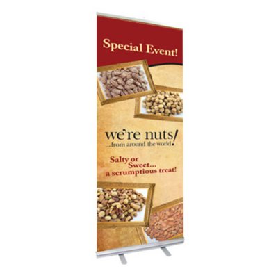 Retractable Banner Stand With 1 Banner