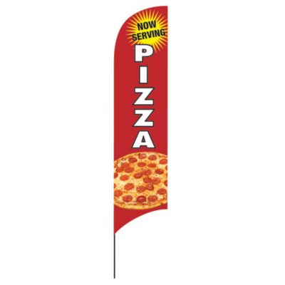 Feather Flag Kit (Ground Mount) With Custom Design