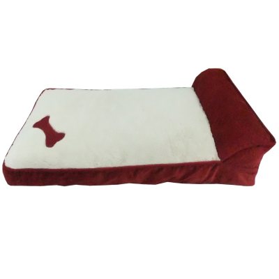 Cozy Craft Deluxe Pet Cozy Lounger - Burgundy