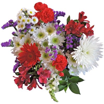 Patriotic Mixed Bouquet - 10 pk.