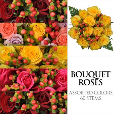 Rose Bouquets - Assorted - 5 pk.