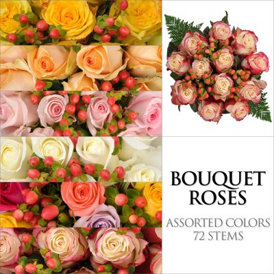 Rose Bouquets - Assorted - 6pk.