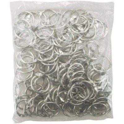 Chrome Book Ring 1" 100/Bag
