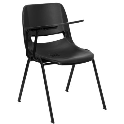 Tablet Arm Chair - Right Arm - Black - 40 pk.