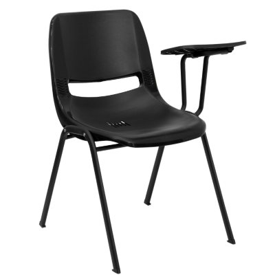 Tablet Arm Chair Left Arm - Black - 4 Pack