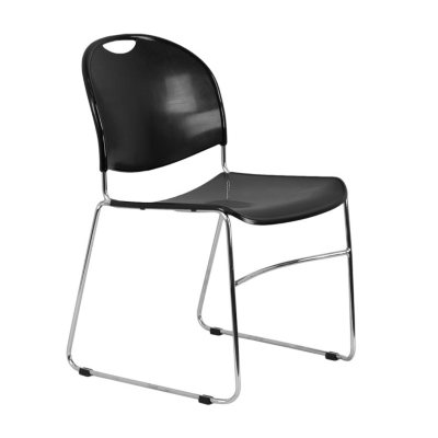 Flash Furniture - Stacking Chair, Black - 20 Pack
