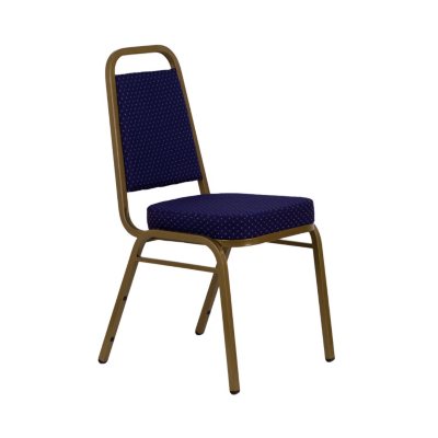 Fabric Banquet Chair, Navy Blue - 20 Pack