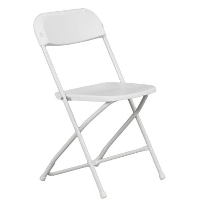Hercules - Premium Folding Chair, White - 20 Pack 