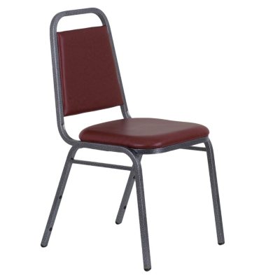Hercules - Vinyl Banquet Chair, Burgundy - 40 Pack 