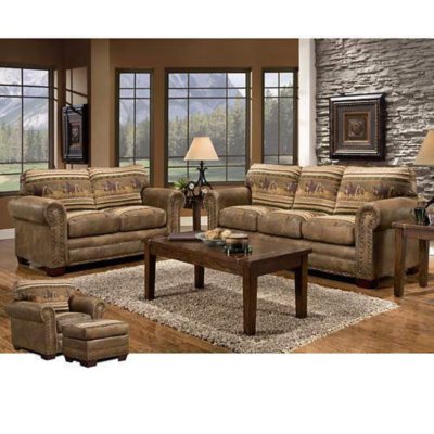 Wild Horses Living Room Group - 4 pc.