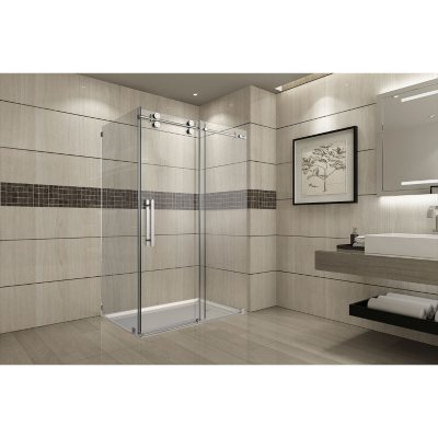 Aston Warwick Sliding Shower Enclosure (Chrome Finish)