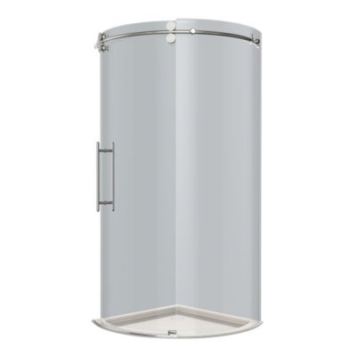 Aston Solita Round Sliding Shower Enclosure (Chrome Finish)