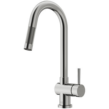 VIGO Pull-Out Spray Kitchen Faucet, Stainless  VG02008ST
