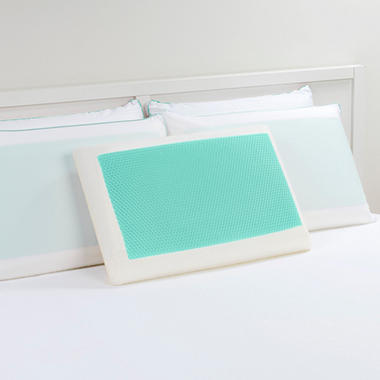 Dreamfinity Cooling Gel and Memory Foam Pillow