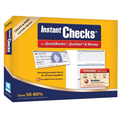 Instant Checks - Personal Wallet - Blue 250 pk.