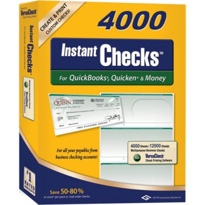 Instant Checks - Form 3000 Business Standard - Green Graduated - 4000 Sheets