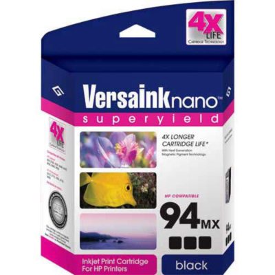 VersaInk Nano™ 4X Life MICR Ink - 94MX Black