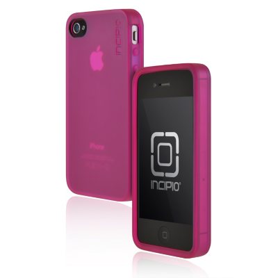Incipio iPhone 4/4S NGP Matte Semi-Rigid Soft Shell Case - Translucent Pink 