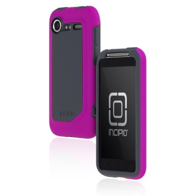 Incipio HTC Incredible 2 Silicrylic Hard Shell Case with Silicone Core-Purple/Gray