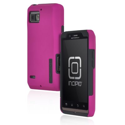 Incipio Motorola DROID BIONIC SILICRYLIC Hard Shell Case with Silicone Core - Purple/Gray