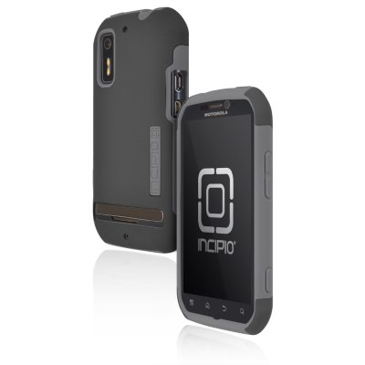 Incipio Motorola Photon 4G / ELECTRIFY SILICRYLIC Hard Shell Case with Silicone Core - Gray