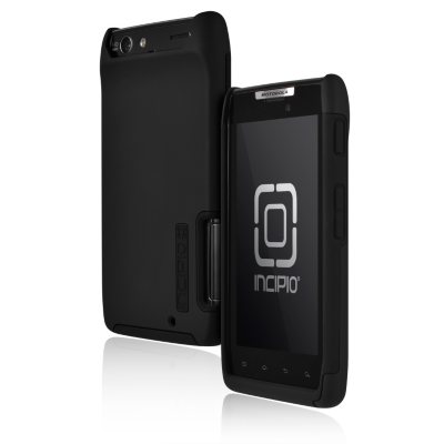 Incipio Motorola DROID RAZR SILICRYLIC Hard Shell Case with Silicone Core - Black