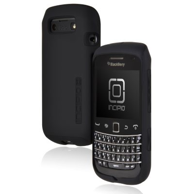Incipio BlackBerry Bold 9790 SILICRYLIC Hard Shell Case - Black/Black 