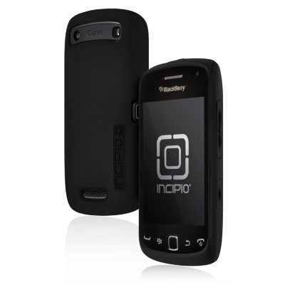 Incipio BlackBerry Curve 9380 SILICRYLIC Hard Shell Case with Silicone Core - Black/Black