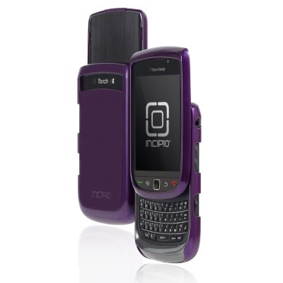 Incipio BlackBerry Torch 9800 9810 feather Ultralight Hard Shell Case - Glossy Purple