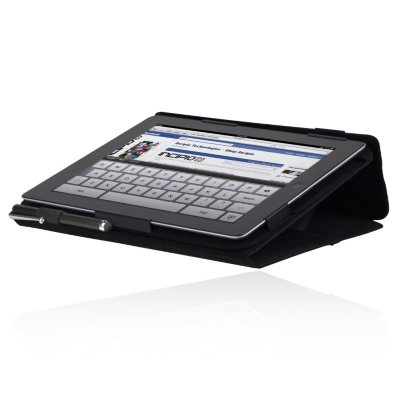 New iPad Premium Kickstand Case - Black