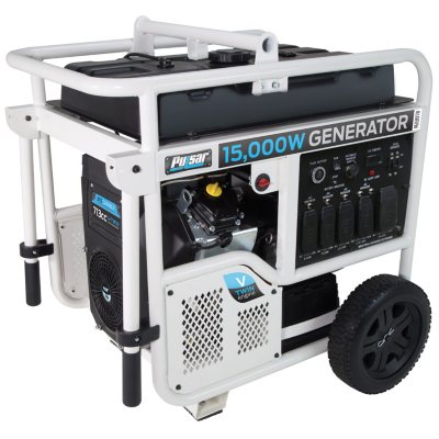 UPC 814726023058 product image for 15,000/12,000-Watt Gasoline Powered Electric/Recoil Start Portable Generator wit | upcitemdb.com