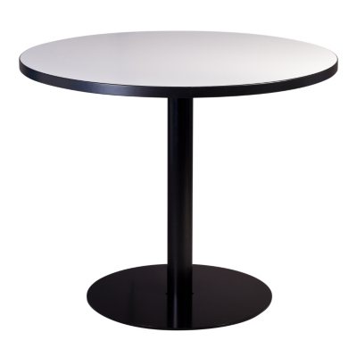 SNAP!office - Round Write Table with Disc Base - White - 36" 