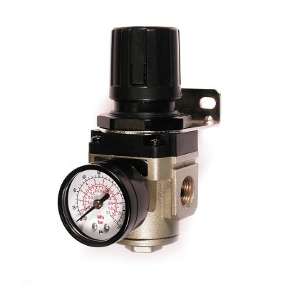 Primefit Intermediate Air Regulator - Gauge - 3/8-Inch NPT