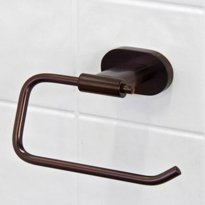 VIGO Ovando Round Design Single Post Toilet Tissue Holder in Oil-Rubbed Bronze 