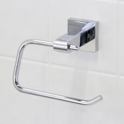 VIGO Allure Square Design Single Post Toilet Tissue Holder in Chrome 