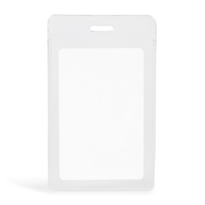 IDVille Economy Vertical ID Badge Holders, 50 Pack