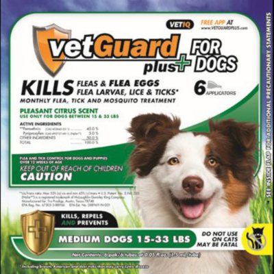 VetGuard Plus - Medium Dogs - 15-33 lbs. - 6 month supply