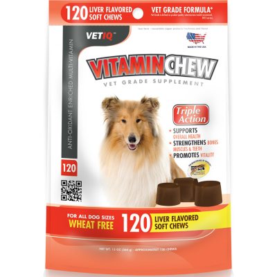 Vet IQ Vitamin Chews for Dogs - 120 ct.