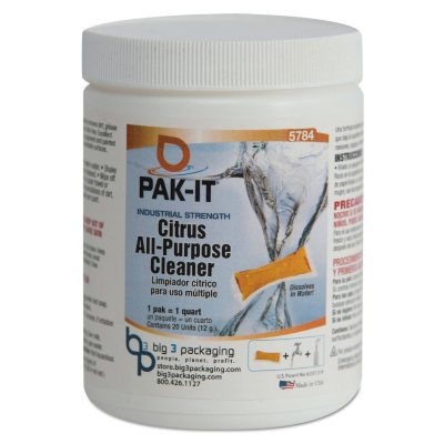 PAK-IT All-Purpose Cleaner Jar, Citrus (20 ct.)