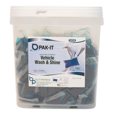 PAK-IT - Vehicle Wash & Sheet, Pink -  50/Tub